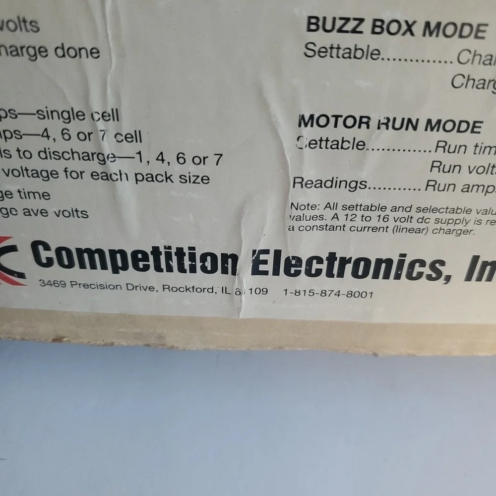 KC Competition Electronics‎ Turbo Charger Thirty Cycle Rc Nicads